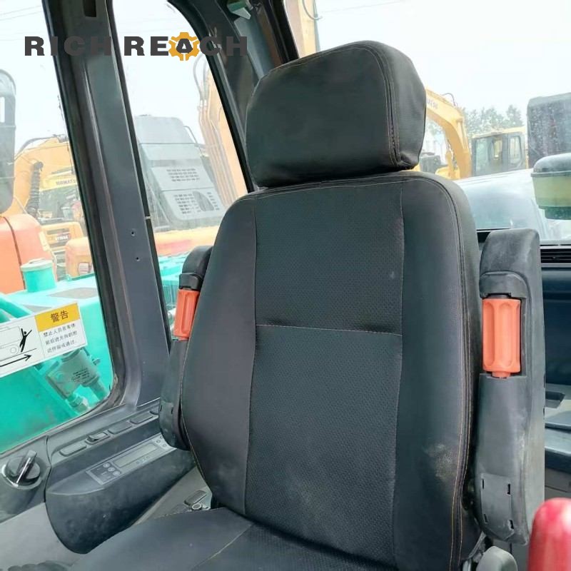 Model identification plate of a 2017 Kobelco SK130LC excavator, 500 hours, $20,833